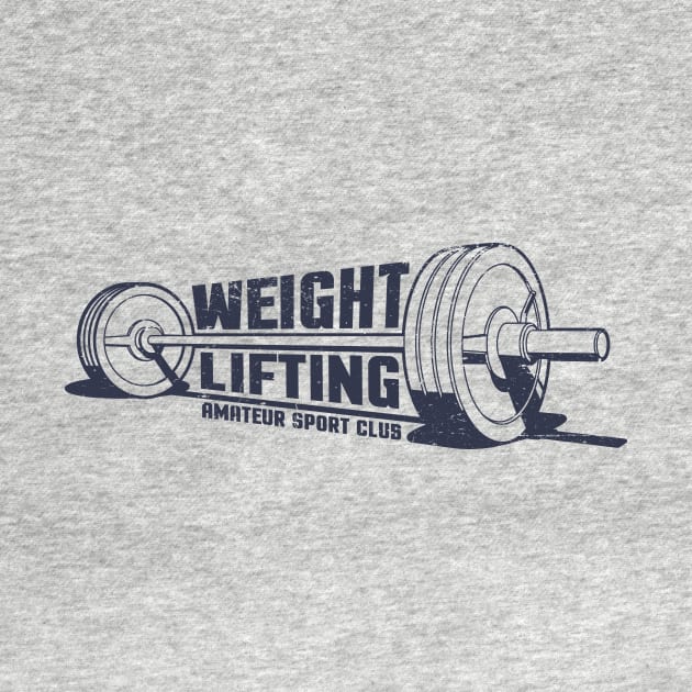 Weightlifting athleticism vintage print by Agor2012